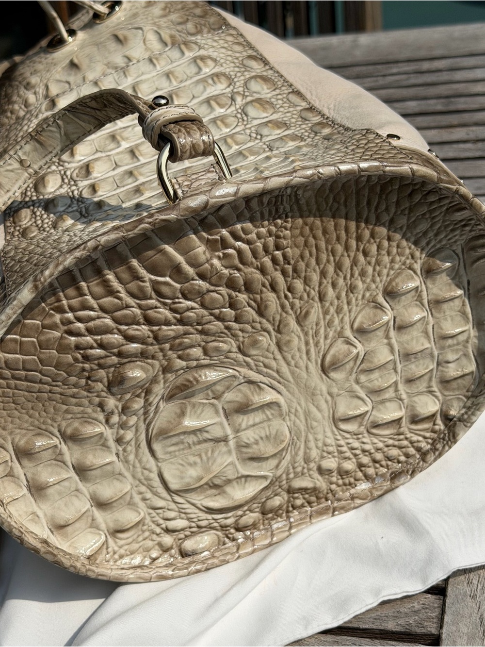 Brahmin Allie sling backpack in Clay Edena - Picture 15 of 16